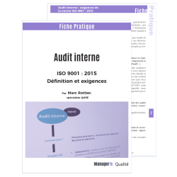 Audit qualité interne - exigences de l'ISO 9001:2015 [Fiche PDF]
